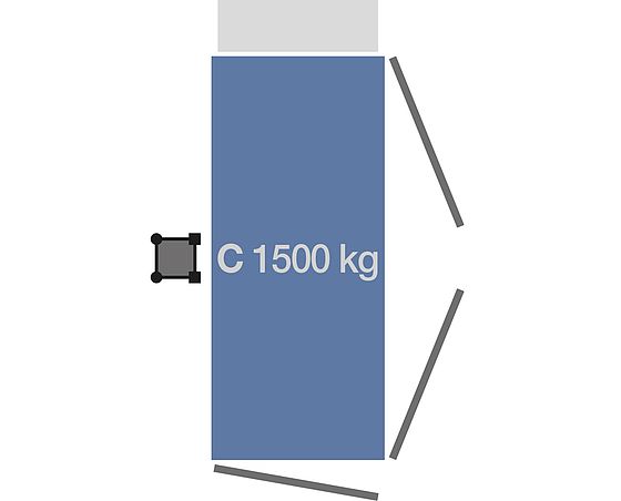 GEDA 1200 Z/ZP Bühne C 1500 kg